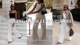 THE ULTIMATE SPRING CAPSULE WARDROBE 2024  KEY CLASSIC PIECES TO ELEVATE YOUR STYLE [upl. by Prior]