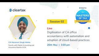 Digitisation of CA office accountancy with automation and adoption of cloudbased practices [upl. by Burkitt]