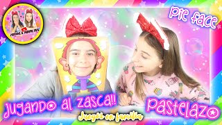 quotJugando al PIE FACE Zasca Pastelazo🎂 Juegos en familia ❤️SALE MAL Ainhoa amp Naiara Kidsquot [upl. by Allesiram]