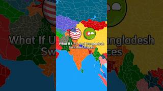 Usa 🇺🇸 and Bangladesh 🇧🇩 switch places  Countries in a nutshell  countryballs viral shorts [upl. by Penni404]