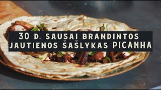 30 d sausai brandintos jautienos šašlykas PICANHA  CHEFTHEVIKINGLT RECEPTAI [upl. by Brout725]