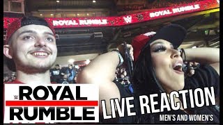 WWE ROYAL RUMBLE 2019 MENS AND WOMENS LIVE REACTION [upl. by Spanjian383]