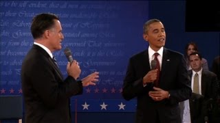 Anger flares as Obama Romney clash in second debate [upl. by Adiehsar]