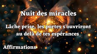 🪐✨ Lâche prise les portes souvriront au delà de tes espérances  affirmations positives puissantes [upl. by Dacie]