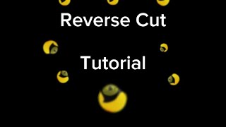 RoundnetSpikeball Reverse Cut Tutorial 2024 [upl. by Arreip992]