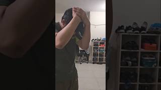 New nunchaku trick practicing and this happen nunchaku [upl. by Etnuahs232]