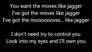 Moves Like Jagger Lyrics  Maroon 5 [upl. by Cosetta]