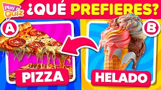 ¿Qué Comida Prefieres 🍕👀🍔 Play Quiz de Qué prefieres [upl. by Eintrok379]