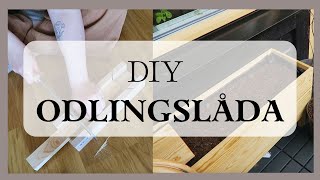 Odlingslåda till balkongen DIY [upl. by Sibylle217]