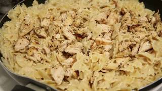 How To Make The Best Bow Tie Chicken Alfredo Pasta  Quick and Easy Home Recipe  AhizitaVlogs [upl. by Aimek]