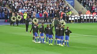 Leicester City Remembrance Day tribute to Khun Vichai The Boss [upl. by Arline]