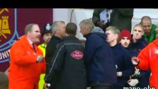 Wenger Refuses To Shake Pardews Hand [upl. by Dianne486]