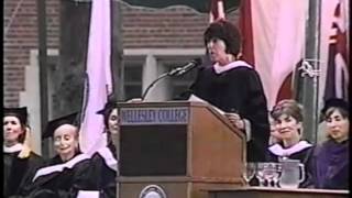 Nora Ephron speaking at Wellesley College Commencement 1996 [upl. by Annor188]