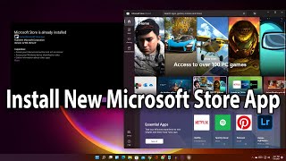 How to Get the New Microsoft Store App on Windows 11 amp Enable Apps Auto Update [upl. by Barney]