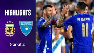 Argentina 41 Guatemala  Extended Game Highlights  International friendly 2024 [upl. by Nole704]