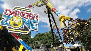 Kayes Walsall Palfrey Park Walsall My First Time Riding Kayes New Ride Danger Zone [upl. by Magna884]