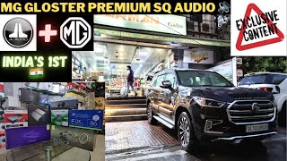 INDIAS 1st MG Gloster Modified with Premium JL Audio SETUP 🔊💯 Gloster Accessories ✅ CAR MAN INDIA [upl. by Tra191]