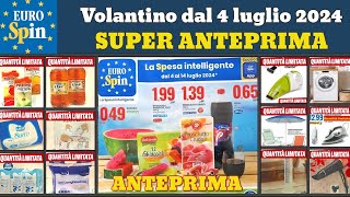 volantino EUROSPIN dal 4 al 14 luglio 2024 ✅ Speciale estate 🔥 Super offerte e promozioni anteprima [upl. by Lauzon]