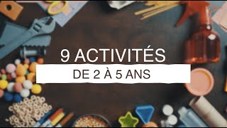 9 ACTIVITÉS AMUSANTES À FAIRE AVEC LES ENFANTS POUR DÉVELOPPER LA MOTRICITÉ FINE [upl. by Roice250]