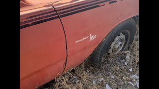 1976 Dodge Dart Lite Slant Six 225 Back Yard Rescue [upl. by Walford]