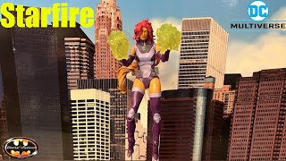 McFarlane DC Multiverse Starfire Teen Titans Collectors Edition Action Figure Review amp Comparison [upl. by Burnham]