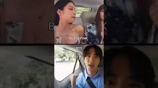 who slayed CARPOOL KARAOKE BTS vs BLACKPINK carpoolkaraoke bts blackpink coachella haegeum [upl. by Ardnaskela]