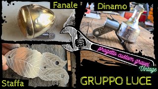 Gruppo luce gravel vintage FANALE DINAMO e STAFFA [upl. by Gapin165]