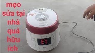 cách sửa nồi cơm cuckoo báo lỗi E1how to fix cuckoo rice cooker error E1 [upl. by Guild]