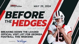 Breaking down the LOADED official visit list for Georgia football this weekend  Before The Hedges [upl. by Star]