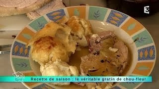 23092014 Recette de saison  le véritable gratin de choufleur [upl. by Gurtner]