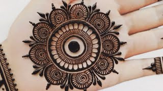 Beautiful stylish Fronthand Mehndi Design Easy Tikki mehndi Design 2022 Beginners Mehndi Design [upl. by Oaht857]