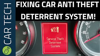 Car Wont Start  How to Fix Anti Theft Deterrent System  Vauxhall Opel Chevrolet GM [upl. by Nagyam]