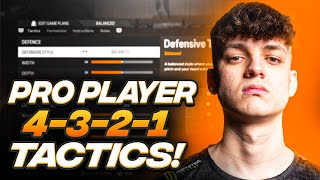 PRO PLAYER DHTEKKZ META 4321 FORMATION amp CUSTOM TACTICS  EAFC 24 ULTIMATE TEAM [upl. by Ecnav]