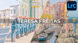 Edit Pastel Colours Like Teresa Freitas  Lightroom Classic Tutorial FreePreset [upl. by Halpern]