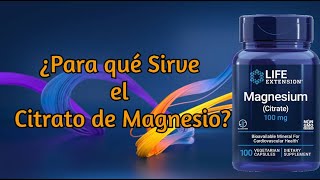 ¿Para qué sirve el Citrato de Magnesio [upl. by Okin602]