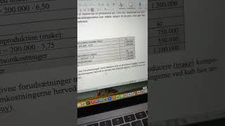 Opgave 263 økonomi virksomhedsøkonomi økonomitips eux excel skole vø økonomiskfrihed [upl. by Lauzon]