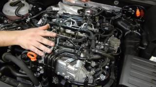 Vw golf 20TDI EA288 long crank diagnose P0341P0016P0011 [upl. by Enirehtacyram975]