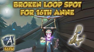 78 16th Anne Broken Loop Make Her Uncatchable  Identity V  第五人格  제5인격  anne [upl. by Nerdna]