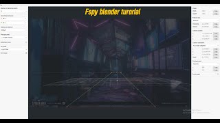 fspy blender tutorial  fspy addon blender  free software and plugin [upl. by Inama]