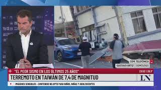 Terremoto en Taiwán hay alerta de tsunami [upl. by Anom796]