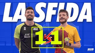 LORENZO DI GIOVANNI 1VS1 CARCHIA ðŸŽ¾ CHALLENGE IN 2 SET  Sfida i campioni Padel  MVPADEL [upl. by Anitreb]