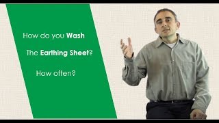 How do you wash the earthing sheet and how often [upl. by Dnomad]