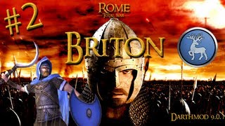 Rome Total War Darthmod  Briton Campaign Part 2  Reclaiming Britannia [upl. by Comfort]