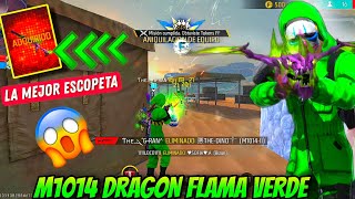 VALE LA PENA SACAR LA M1014 EVOLUTIVA DRAGON FLAMA VERDE 2024 FREE FIRE [upl. by Jelle]