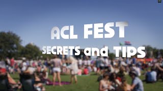 ACL Festival Tips amp Secrets [upl. by Nare]