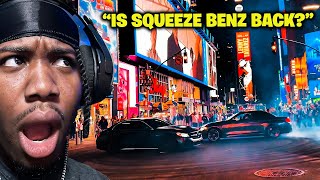 Squeeze Benz Makes His Return Time Square REACTION [upl. by Nasya366]