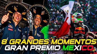 8 GRANDES MOMENTOS DEL GRAN PREMIO DE MEXICO [upl. by Ettari]