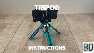 Tripod  Lego Instructions [upl. by Paske993]