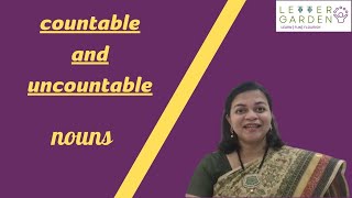 English Grammarcountable and uncountable nouns [upl. by Elledoj]