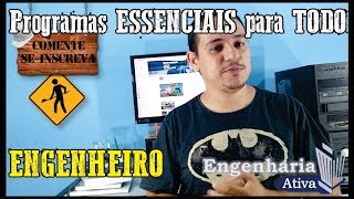 Programas essenciais para TODO Engenheiro Softwares Grátis [upl. by Ardnosal]